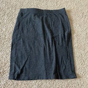Size Large Dark Gray Forever 21 Pencil Skirt